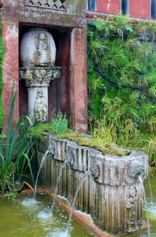Les jardins du château de champs de Bataille