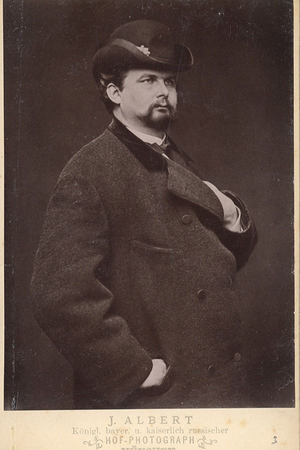 Photographie ancienne 1886 du roi Louis II de Bavière