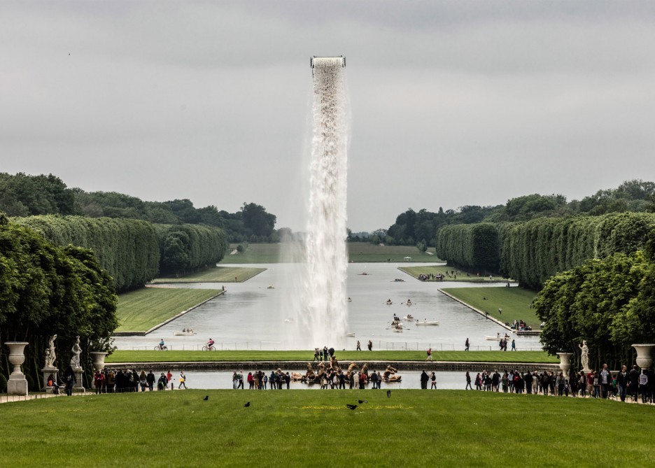 Olafur Eliasson et la cascade de Versailles 2016