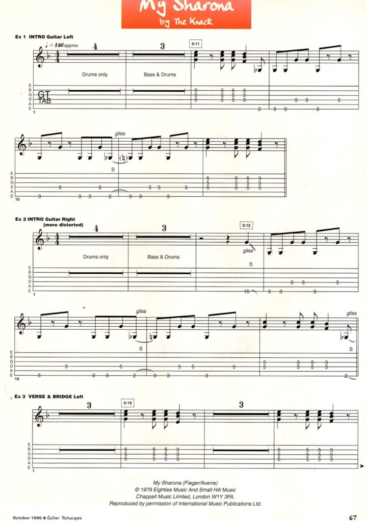 my sharona partition