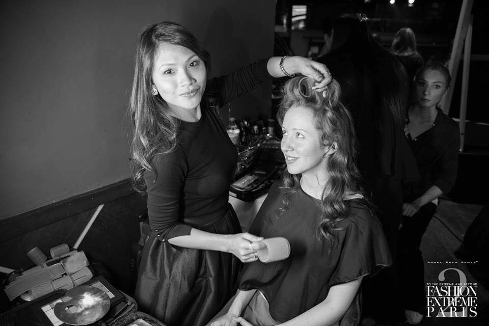 Maquillage backstage  Fashion Extreme Paris