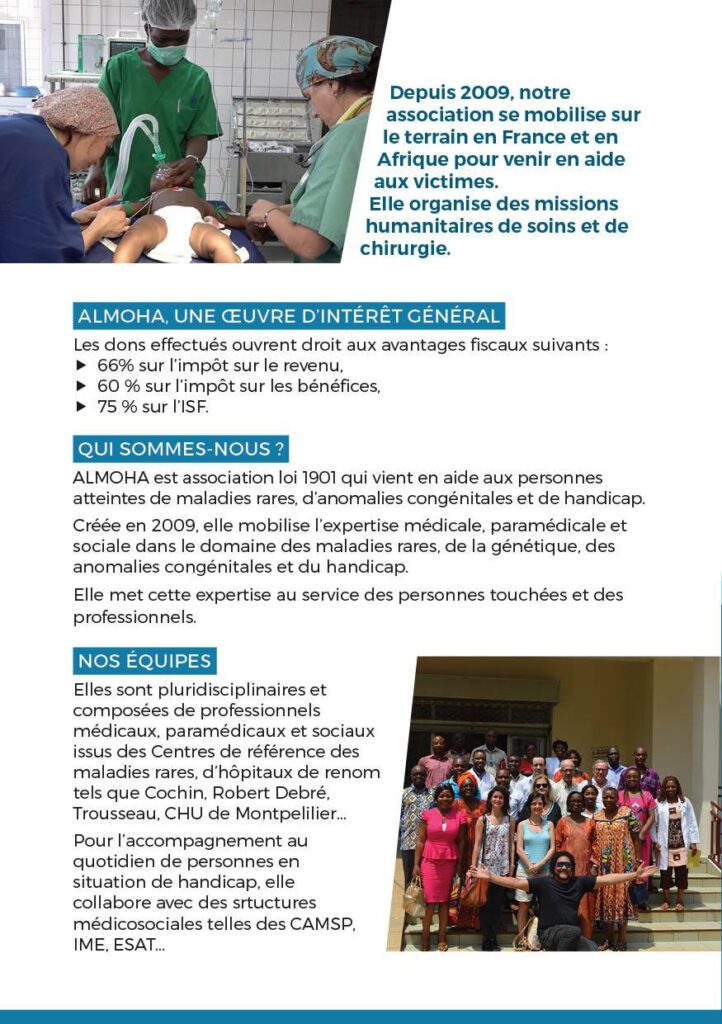 Almoha association de lutte contre les maladies rares.