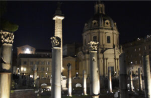 Rome et la colonne Trajan qui inspira la colonne vendôme parisienne