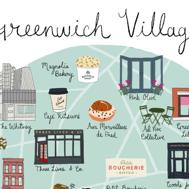 Illustration de Greenwich Village par Rondell Humphreys