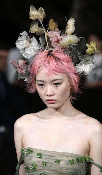 Christian Dior spring/summer 2017 haute couture Designed By: Maria Grazia Chiuri - Model: Fernanda Ly