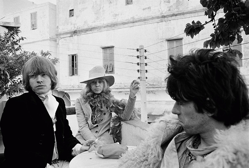 Brian Jone,s Anita Pallenberg, Keith Richards