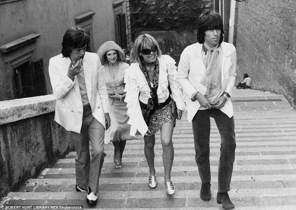 Anita Pallenberg and Keith Richards