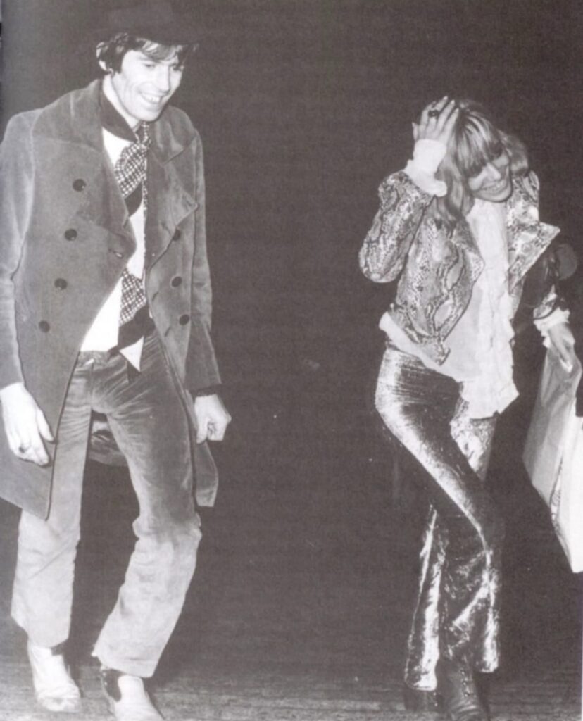 Anita Pallenberg and Keith Richards