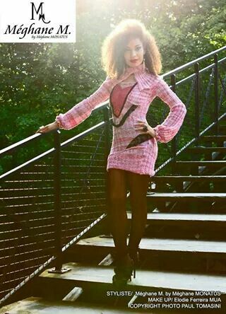 Méghane Monatus dans une de ses créations. Photo by Paul Tomasini.