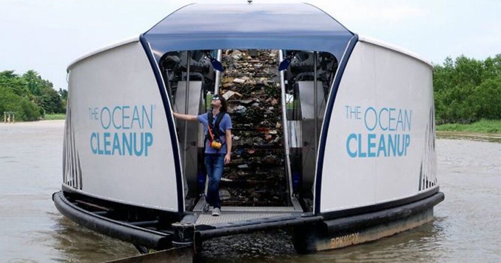 e projet de filtrage des océans initié par Boyan Slat à tout juste 18