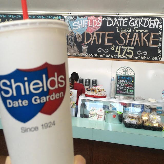 The Date Shake une spécialité du Shields Date Garden