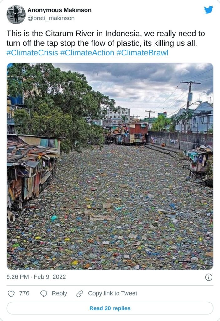 alerte sur l'état de la rivière Citarum