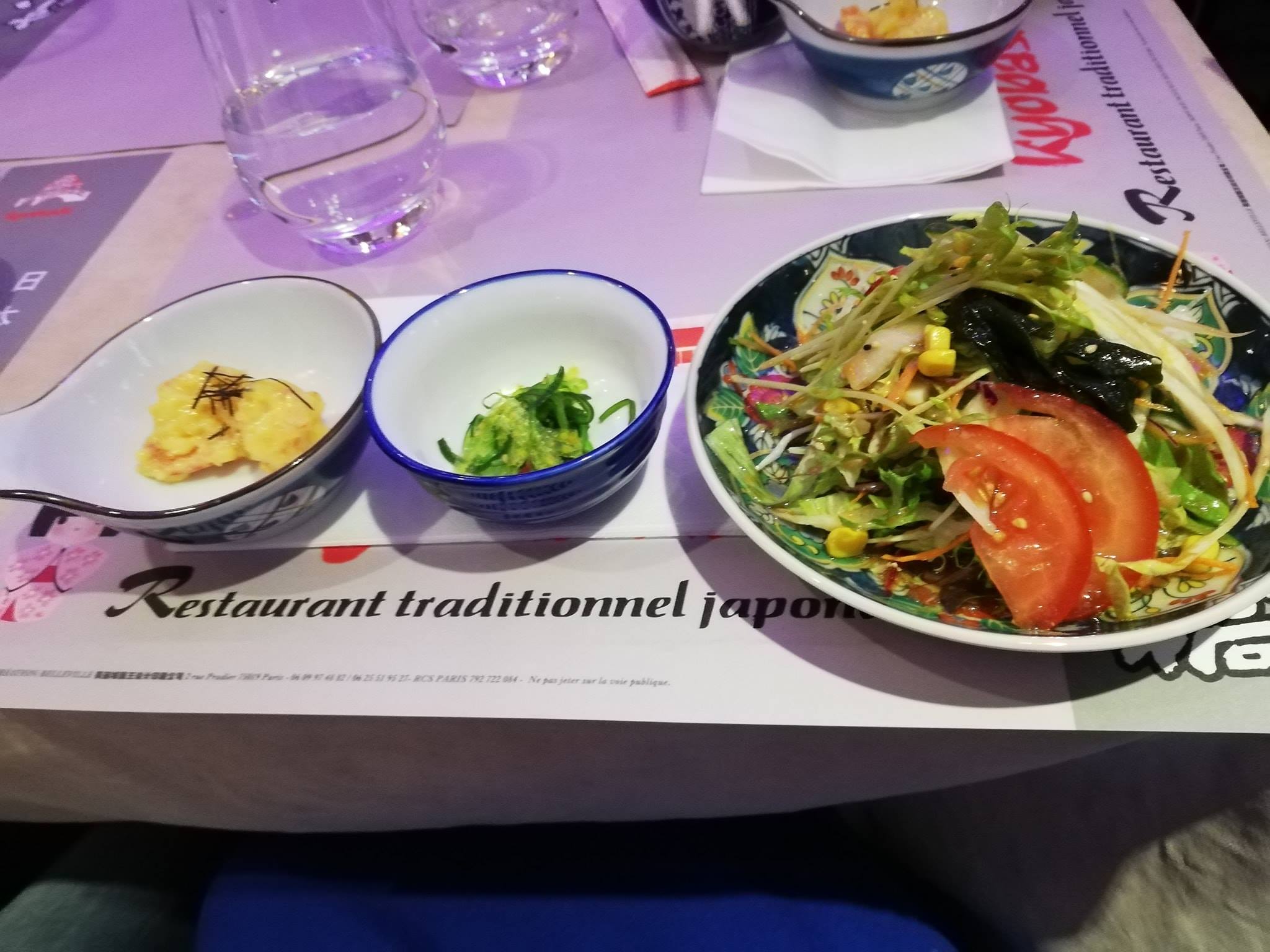 Kyobashi et sa spécialité : la salade kyobashi