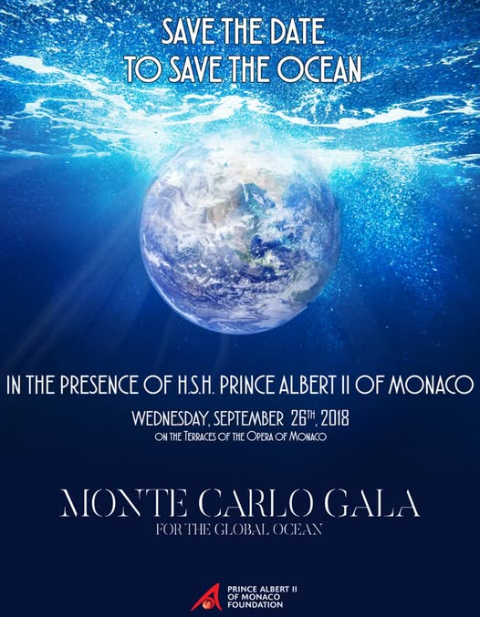 Gala des Océans Monaco flyer édition 2018