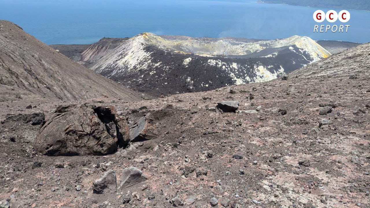 Un nouveau cône volcanique s'est formé sur Anak Krakatau‼️