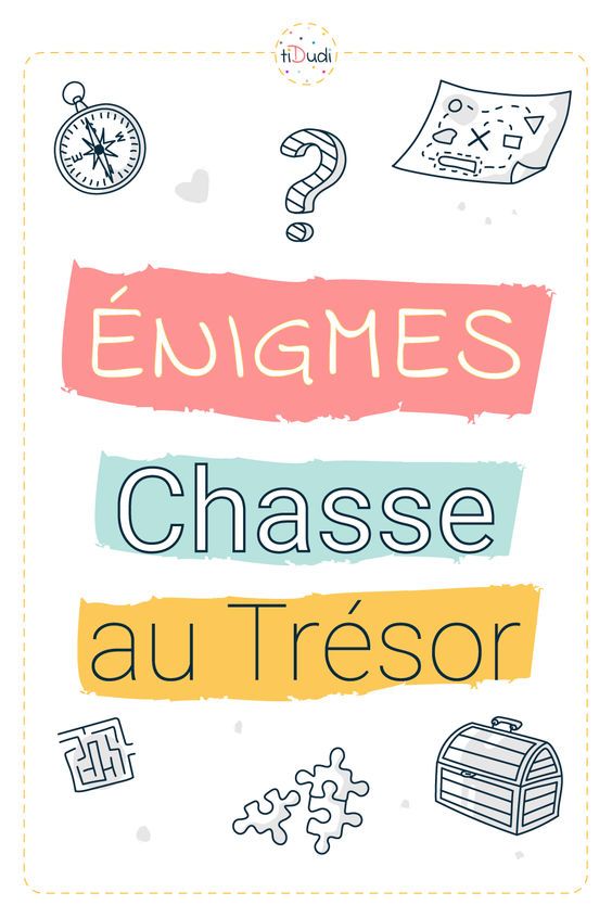 Enigmes et jeux de devinette pour une chasse au trésors ludique et solidaire.