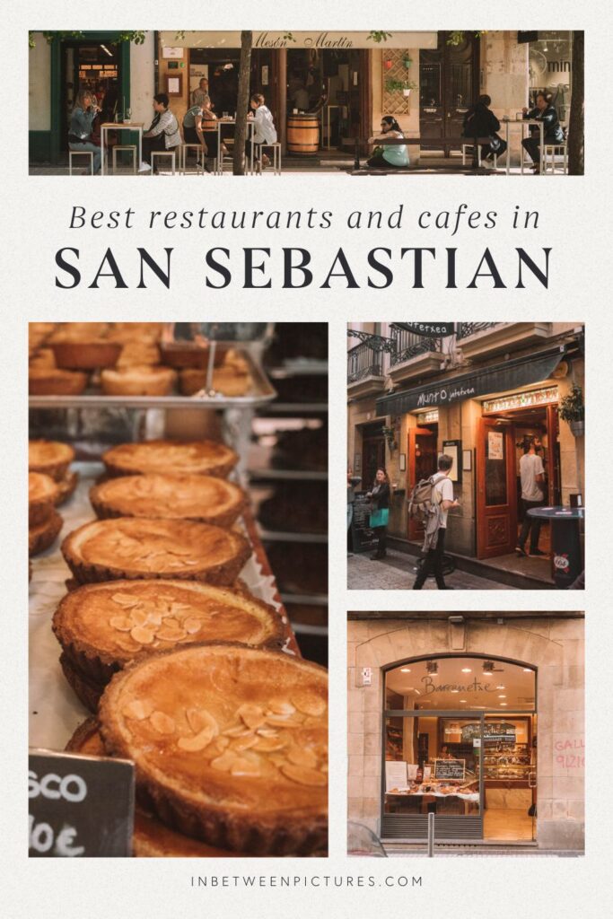 San Sebastian les meilleurs restaurants et cafés 