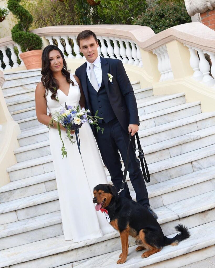 Le mariage civil a eu lieu le 26 juillet 2019 à la mairie de Monaco