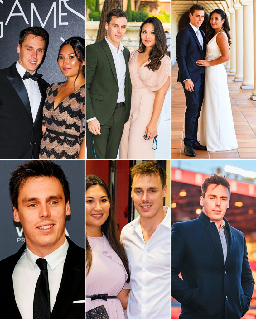 Le couple Marie Hoa Chevallier et Louis Ducruet
