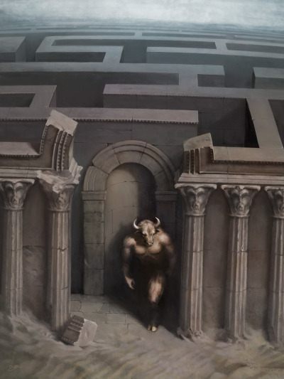 Le Labyrinthe  d'Asterion par Piero Vettori
