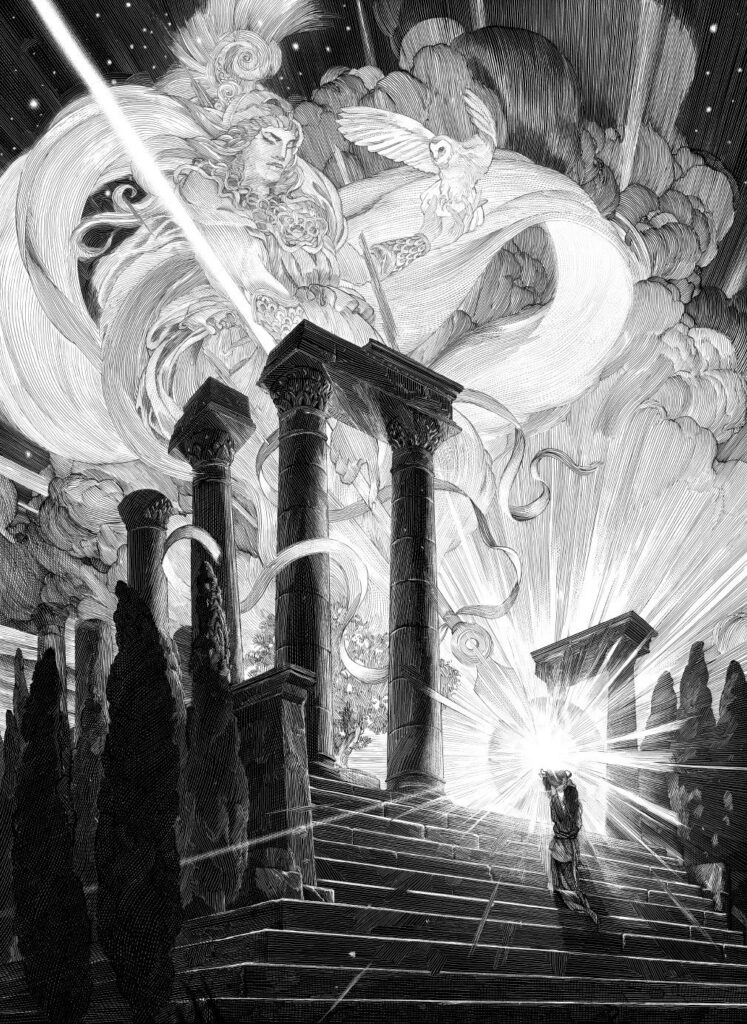 'La Bénédiction d Athena' by Nicolas Delort.