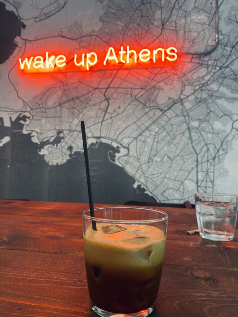 café frappé Athènes