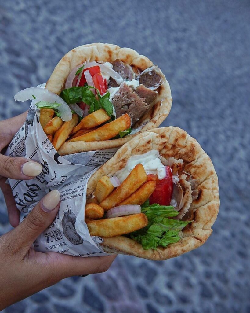Gyros grec le plat national