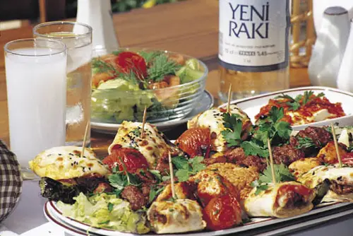 Rethymnon meze avec Raki