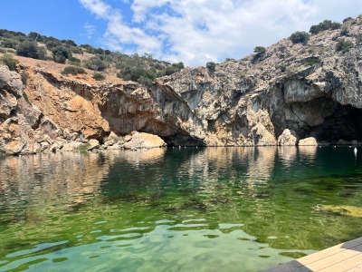 Athènes , le lac Vouliagmeni, by that bitchwork