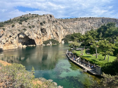 Athènes , le lac Vouliagmeni, by that bitchwork