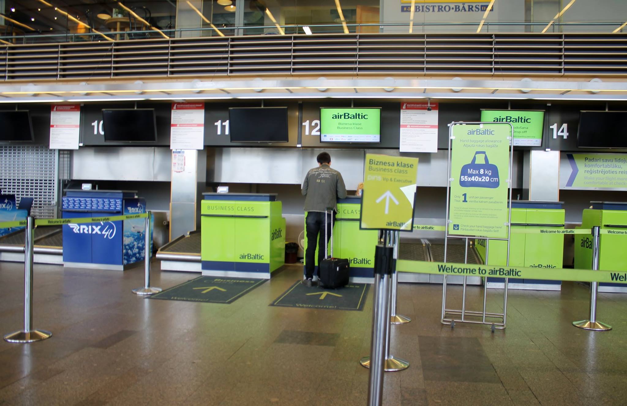 Amorce de la descente Aéroport de Riga