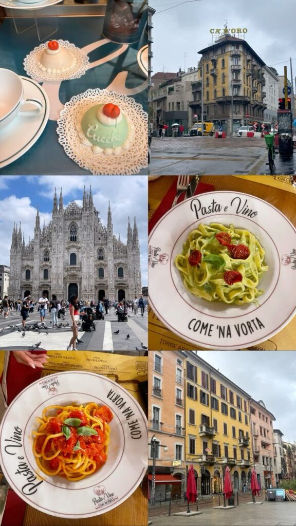 Milan collage