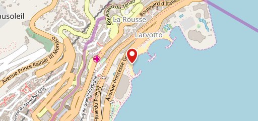 Le Lavortto plage et ses environs- Google maps