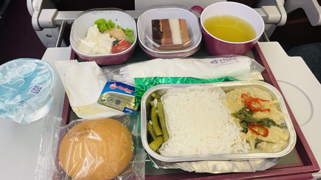 Thai Airways le menu vegan