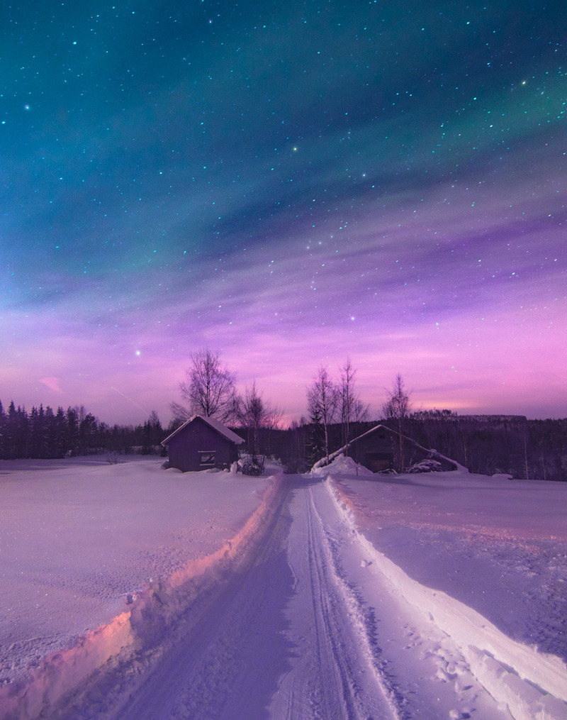 Magical winter nights ❄️(by Milamai)  
