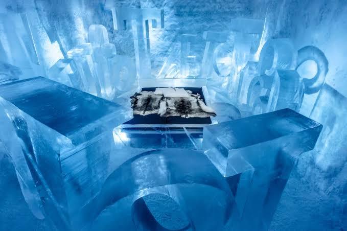 chambre ice Hotel Jukkasjärvi 