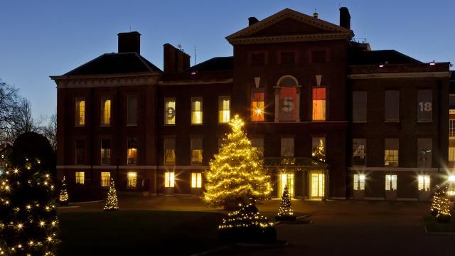 kensington Palace Londres à Noel