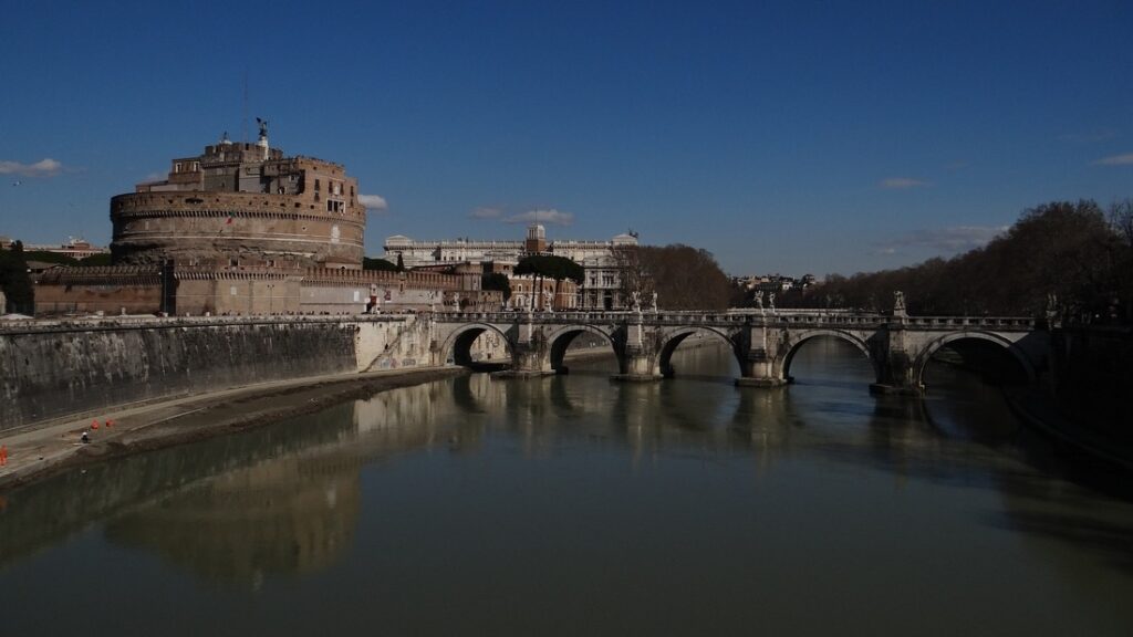 Le Chateau Saint Ange à Rome où le Pape se réfugia lors du sac de Rome