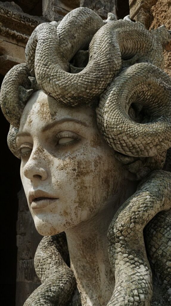 sculpture de la méduse