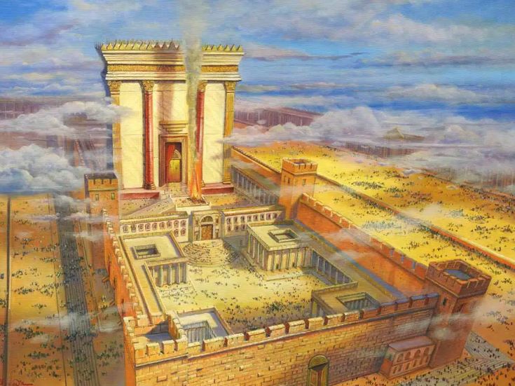 Le Second Temple de Jérusalem était une structure emblématique de l'histoire juive, servant de point central pour le culte religieux, l'identité nationale et le patrimoine culturel. Construit pour remplacer le Premier Temple de Salomon, qui avait été détruit par les Babyloniens en 586 av. J.-C., le Second Temple a joué un rôle crucial dans la vie juive pendant près de six siècles. source ArtLevin