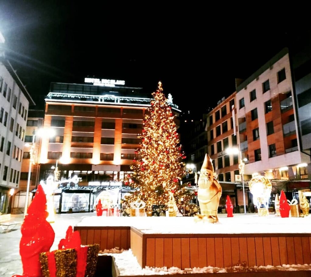 Rues d'Andorre à Noel