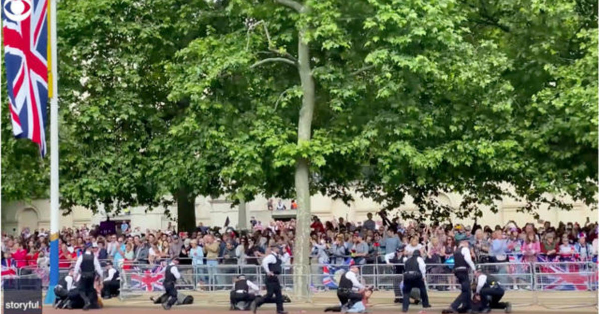 Cérémonies du jubilé- La foule dans les rues de Londres