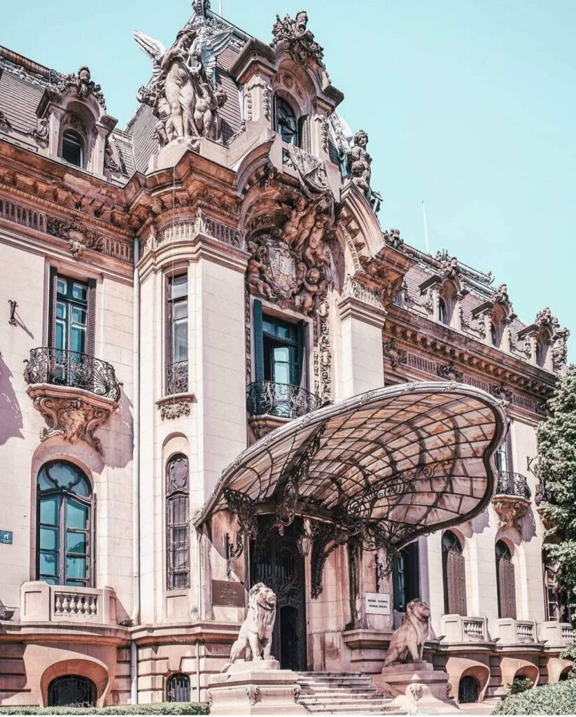 Cantacuzino Palace (Palatul Cantacuzino) in Bucharest, ROMANIA