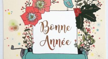 écrire des voeux de bonne année . Artiste Amélie Laffaiteur