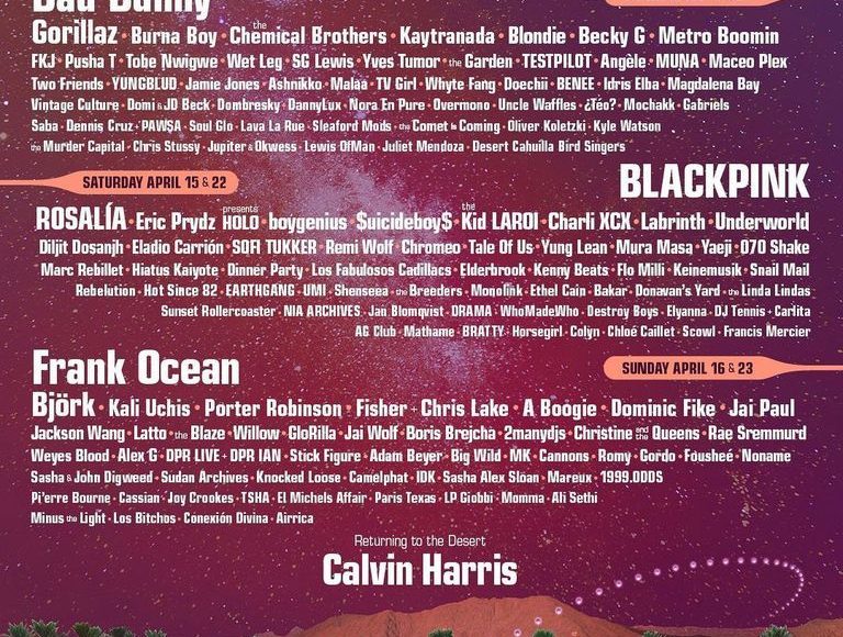 Coachella 2023 flyer