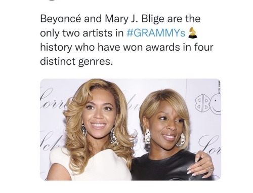 Mary J & Beyoncé palmarès aux Grammys