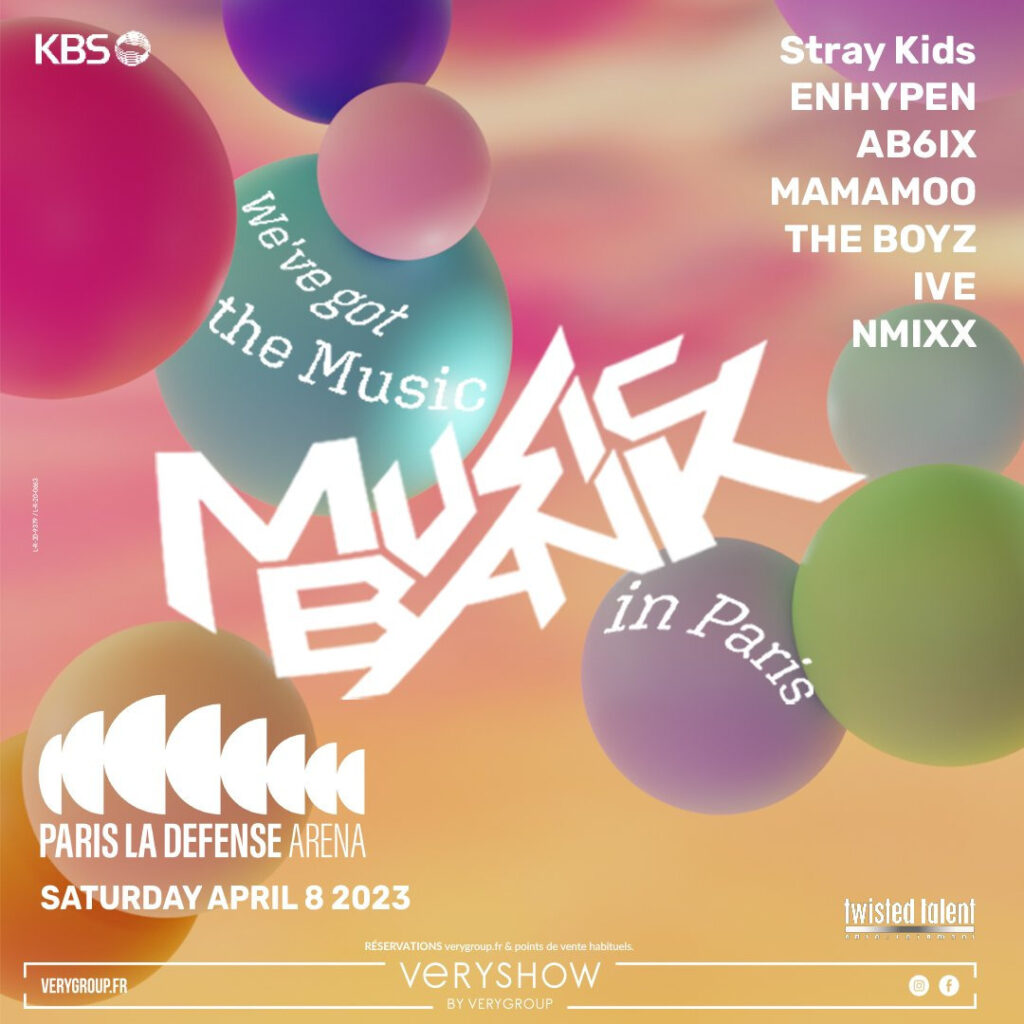 Affiche Music Bank 2023