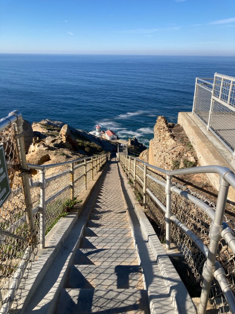Point Reyes Lighthouse staircase by Graveyard Rabbit