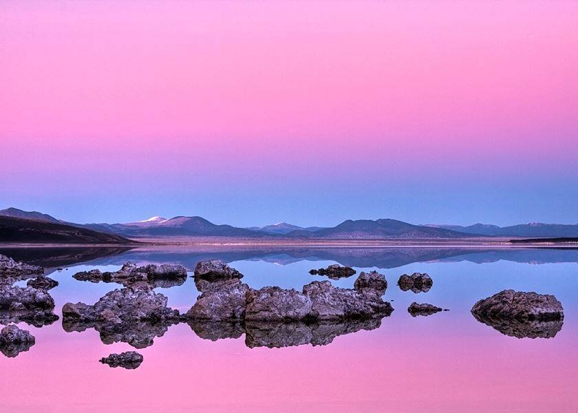 lac rose mono en californie