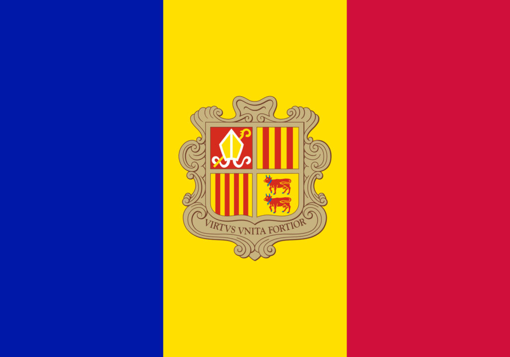 andorre drapeau